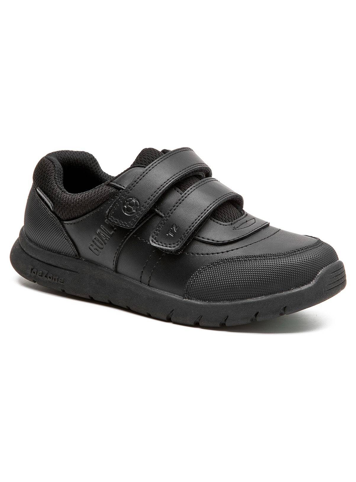 TOEZONE Strike Boys Black Rip Tape Football School Shoes 10 Infant - Image 2