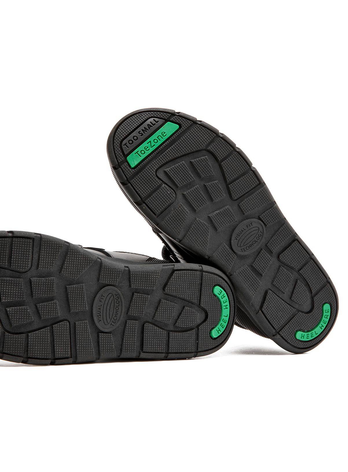 TOEZONE Strike Boys Black Rip Tape Football School Shoes 10 Infant - Image 4