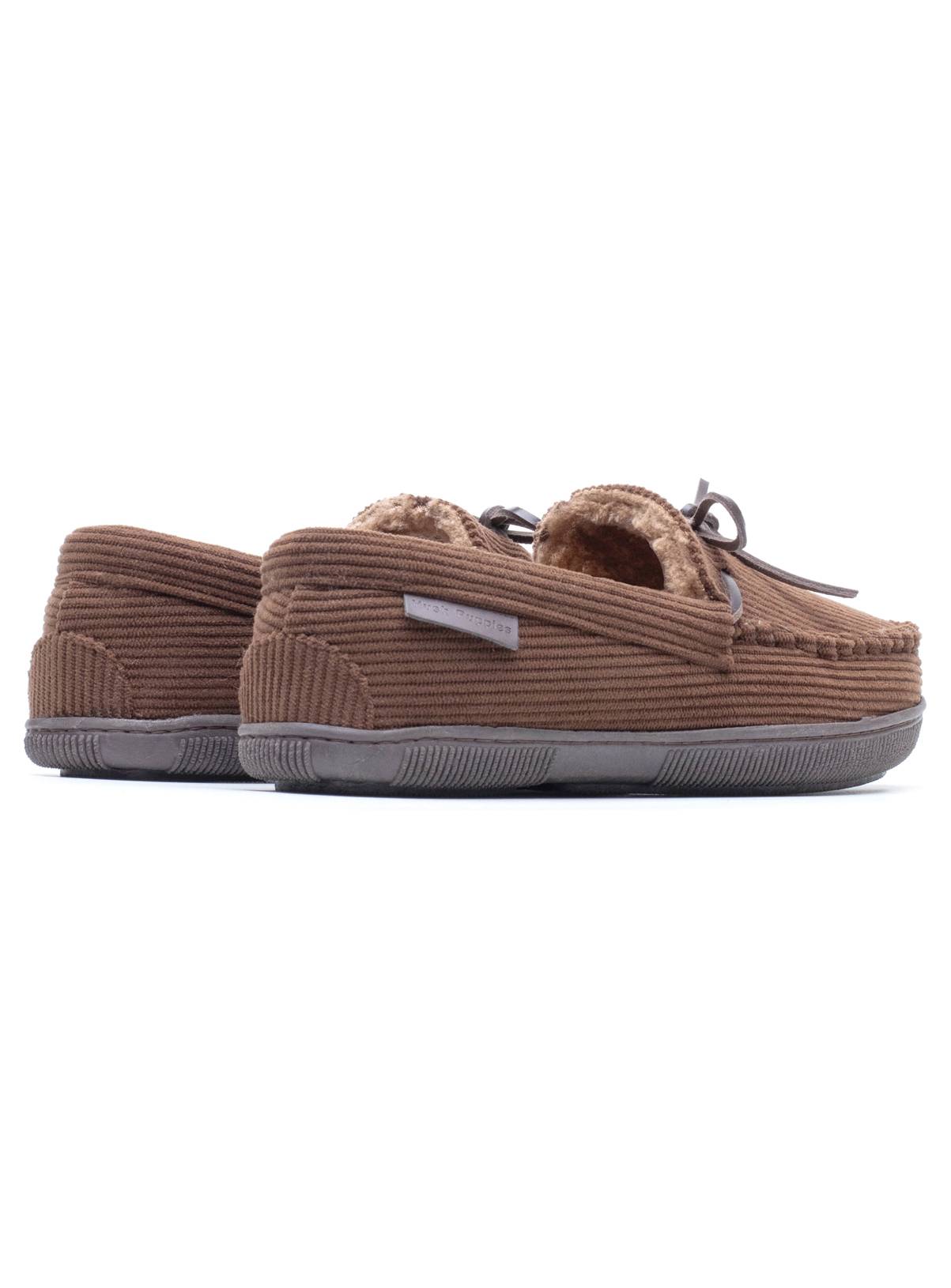 HUSH PUPPIES Ace Corduroy Slippers Brown 6 - Image 2