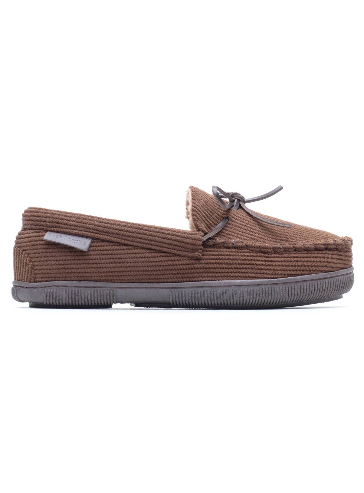 HUSH PUPPIES Ace Corduroy Slippers Brown 6 - Image 3