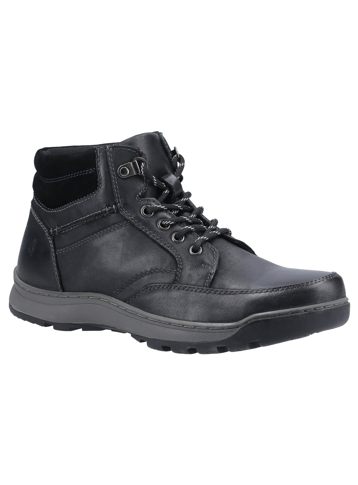 HUSH PUPPIES Grover Alpine Lace Up Boots Black 7 - Image 1 thumbnail