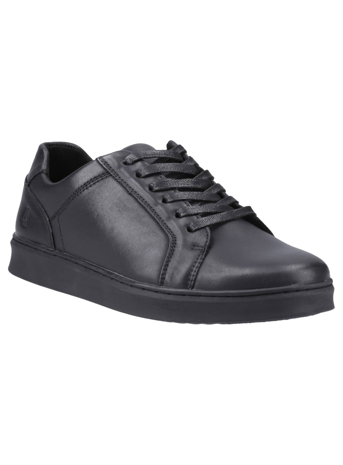 HUSH PUPPIES Madden Leather Trainer Black 10 - Image 1