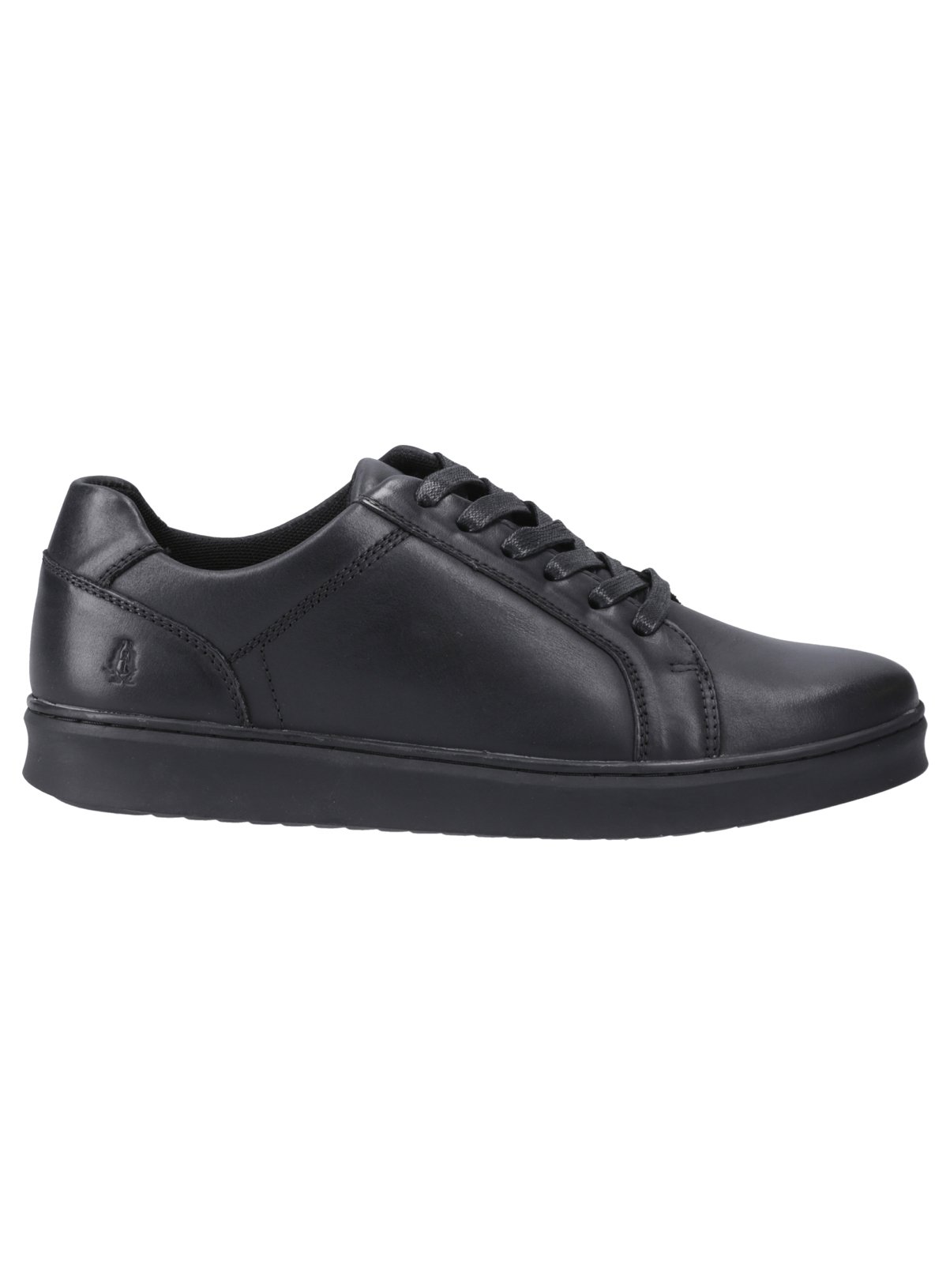 HUSH PUPPIES Madden Leather Trainer Black 10 - Image 4 thumbnail