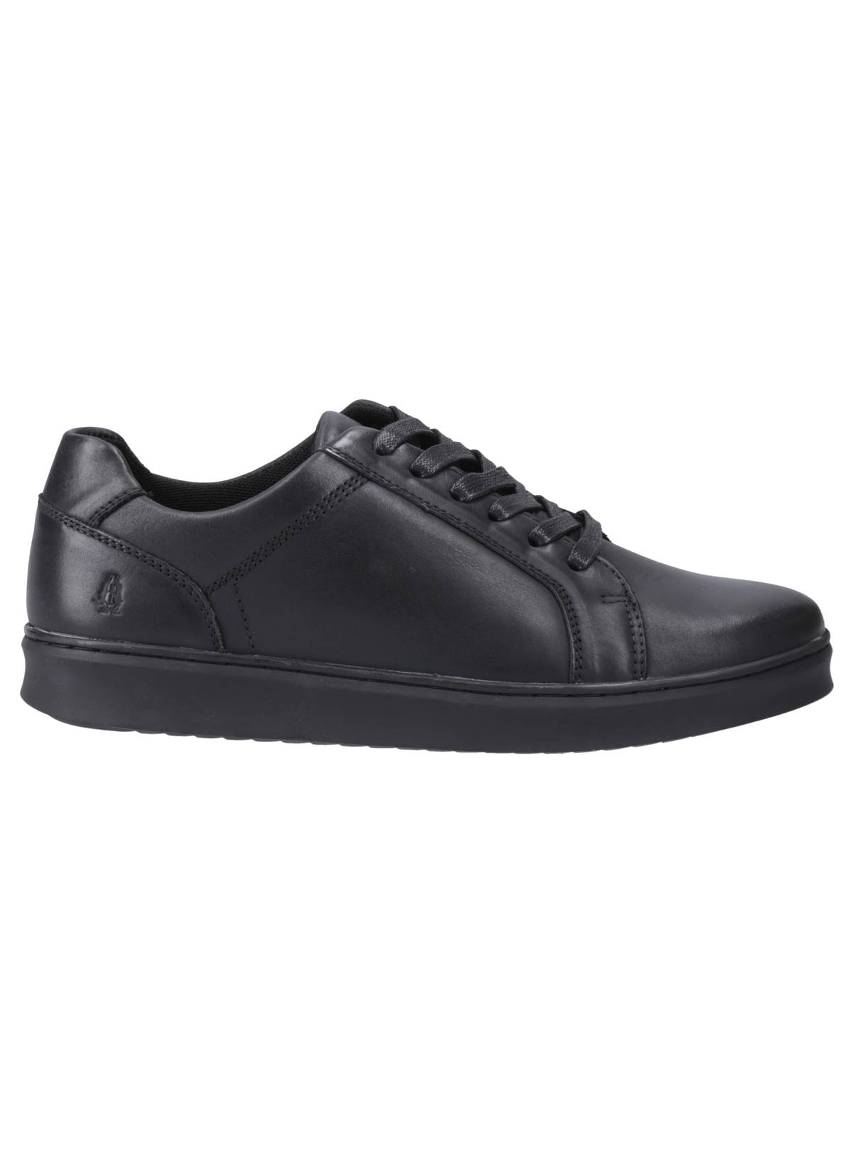 HUSH PUPPIES Madden Leather Trainer Black 10 - Image 4