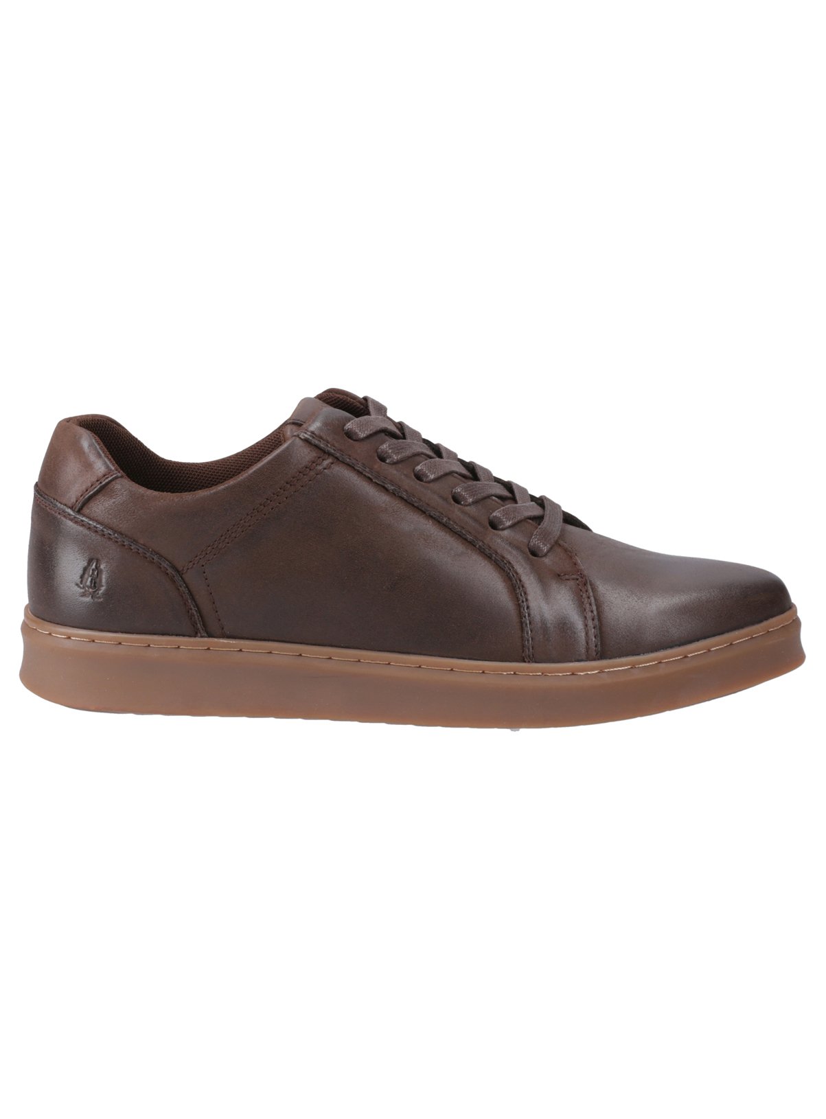 HUSH PUPPIES Madden Leather Trainer Brown 10 - Image 4 thumbnail