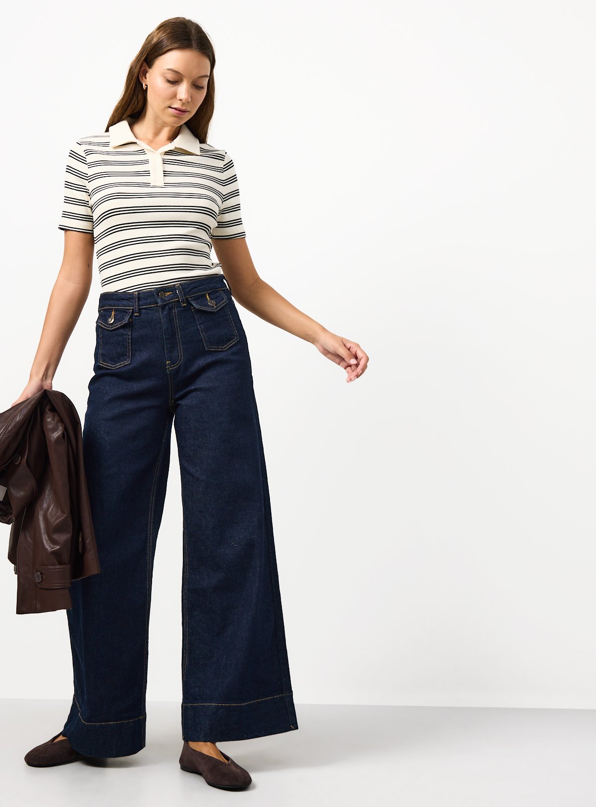 Mono Striped Polo Shirt  16 - Image 2 thumbnail