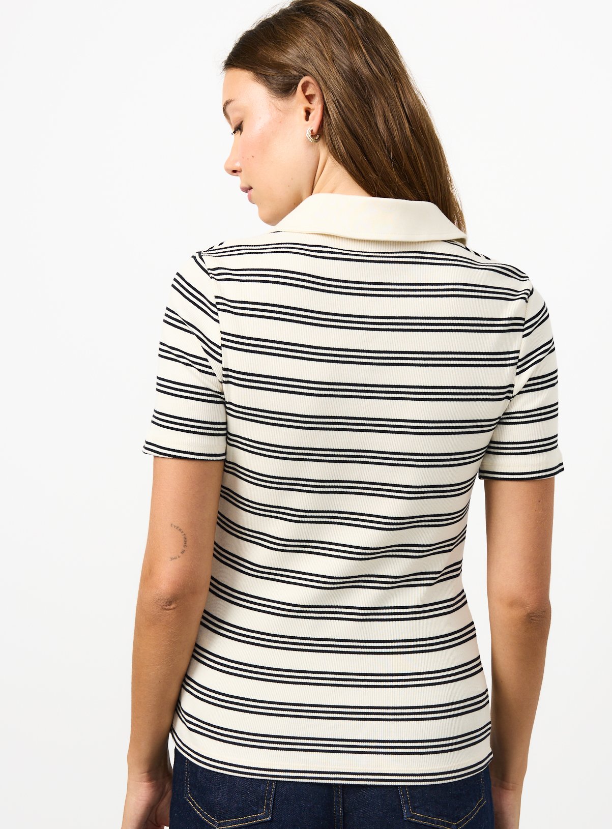 Mono Striped Polo Shirt  16 - Image 4 thumbnail