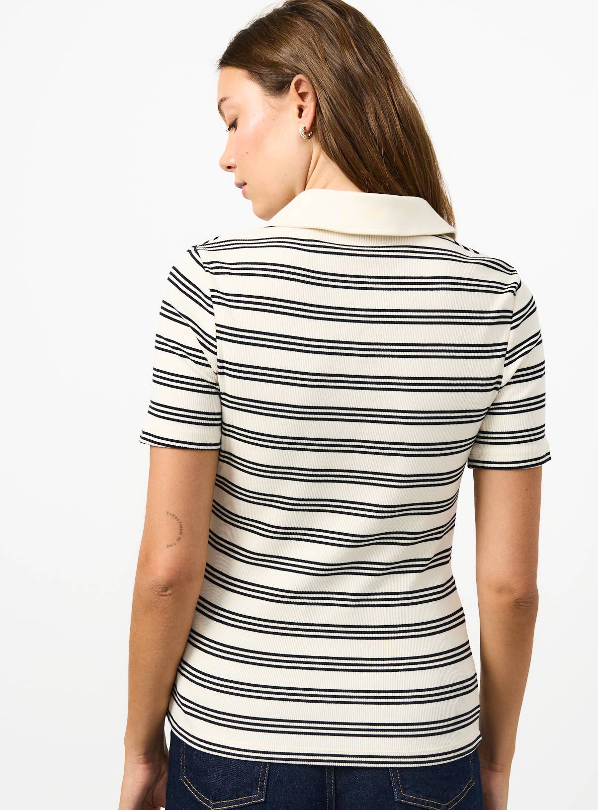 Mono Striped Polo Shirt  16 - Image 4