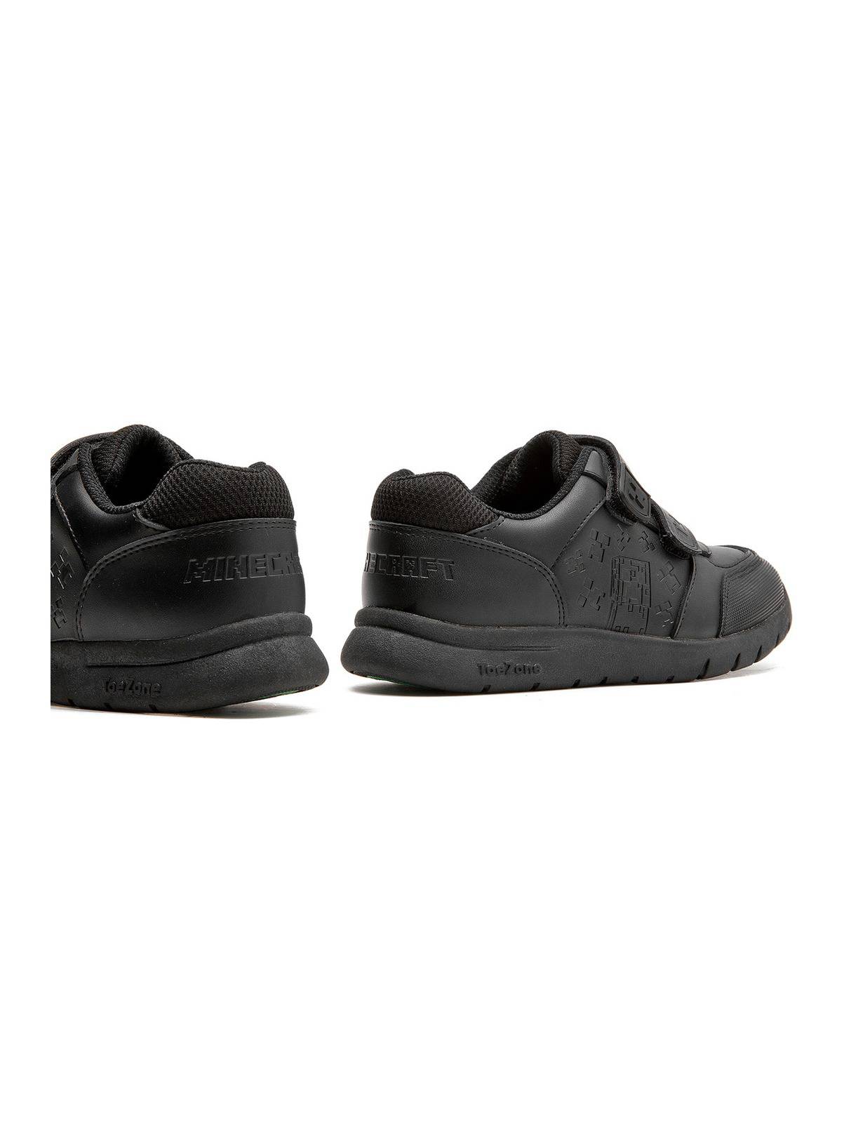 TOEZONE Minecraft Character Black Rip Tape School Shoes 2 - Image 6