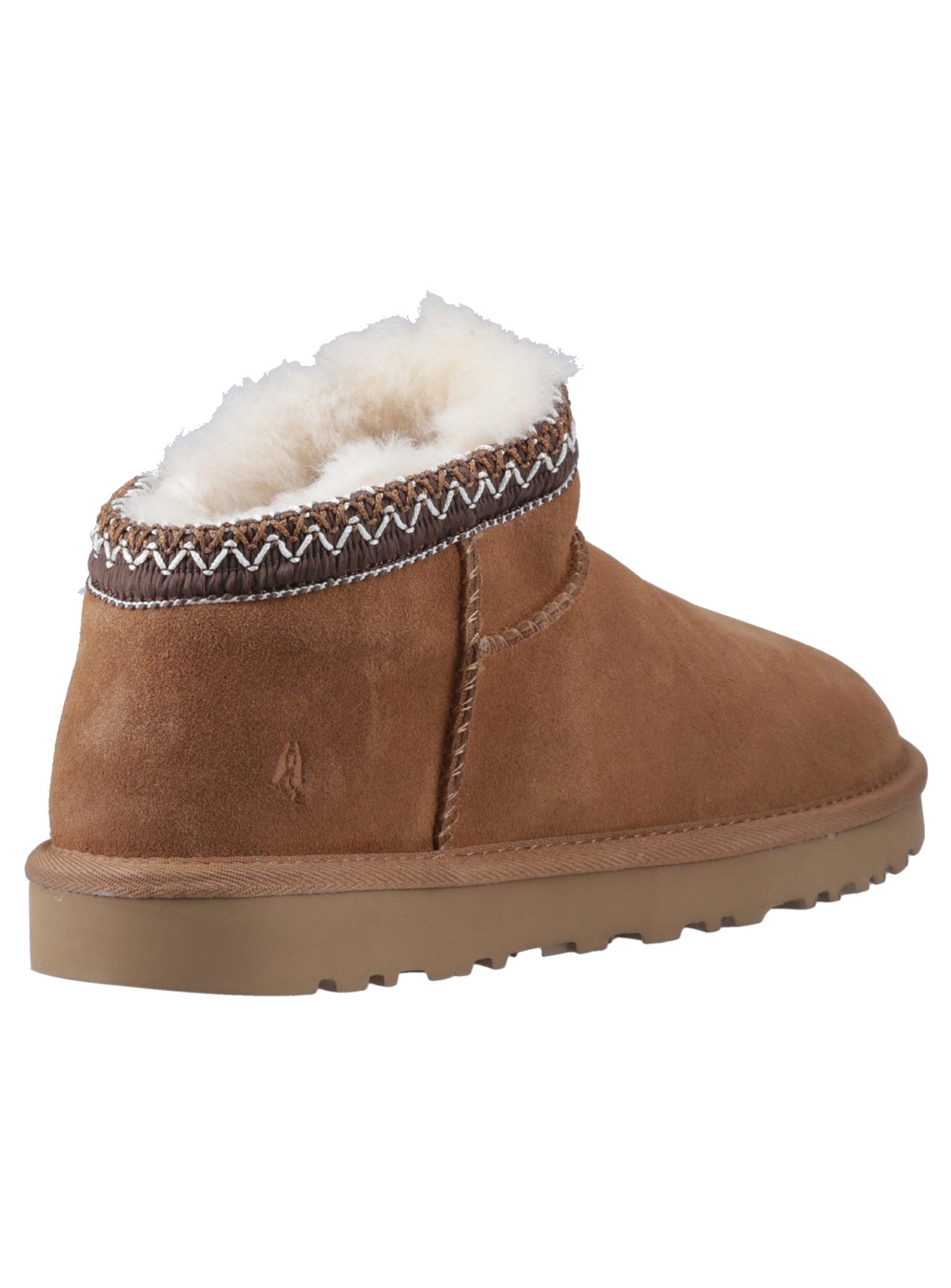 HUSH PUPPIES Sloane Suede Bootie Slippers Tan 8 - Image 2 thumbnail