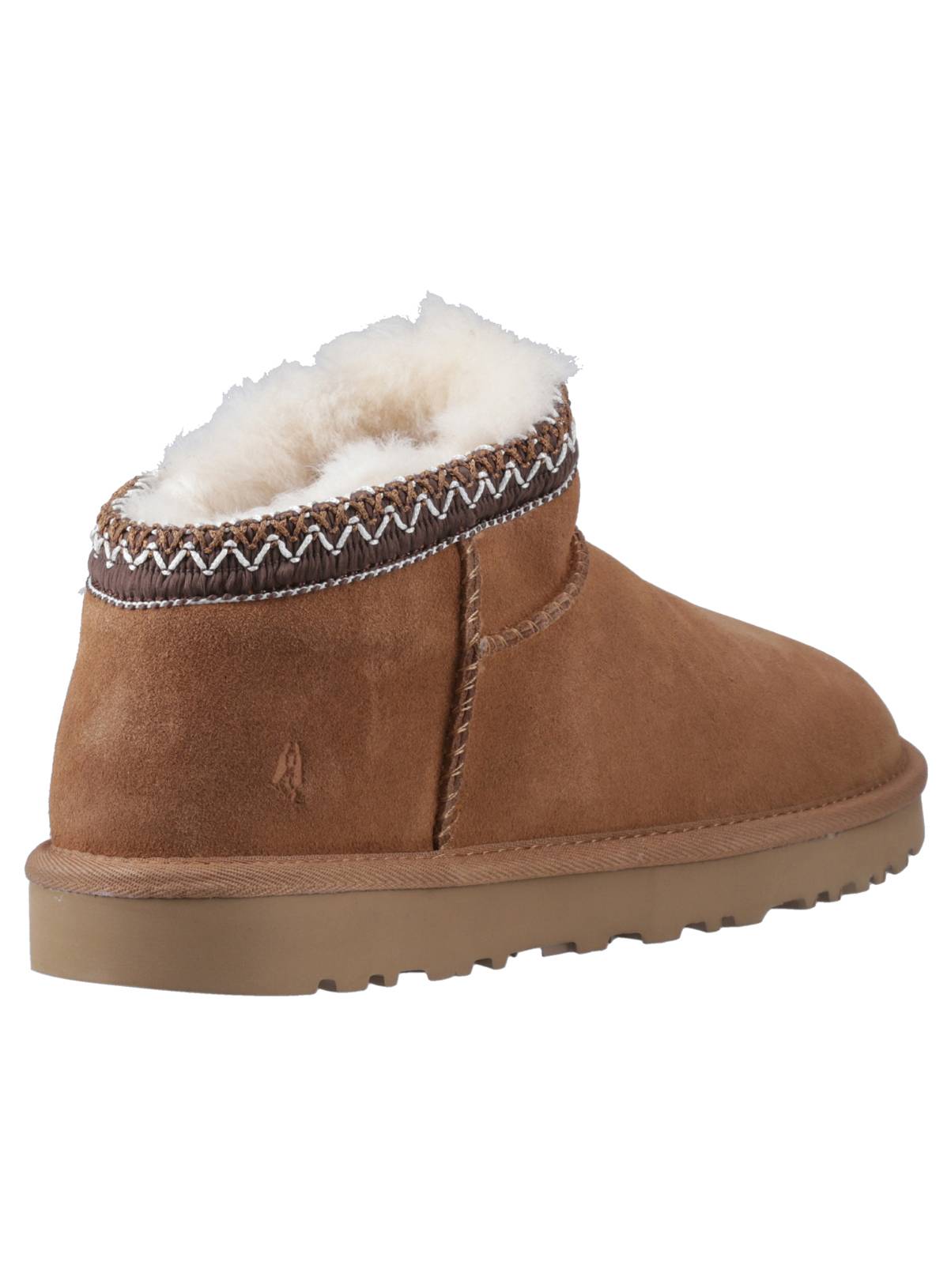 HUSH PUPPIES Sloane Suede Bootie Slippers Tan 8 - Image 2