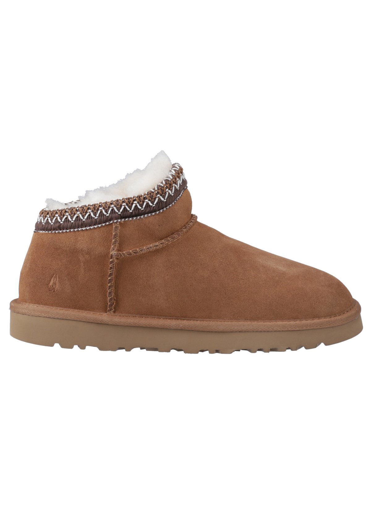 HUSH PUPPIES Sloane Suede Bootie Slippers Tan 8 - Image 4 thumbnail
