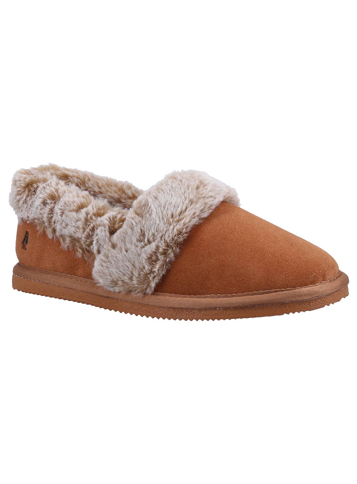 HUSH PUPPIES Ariel Suede Slippers Tan 3 - Image 1