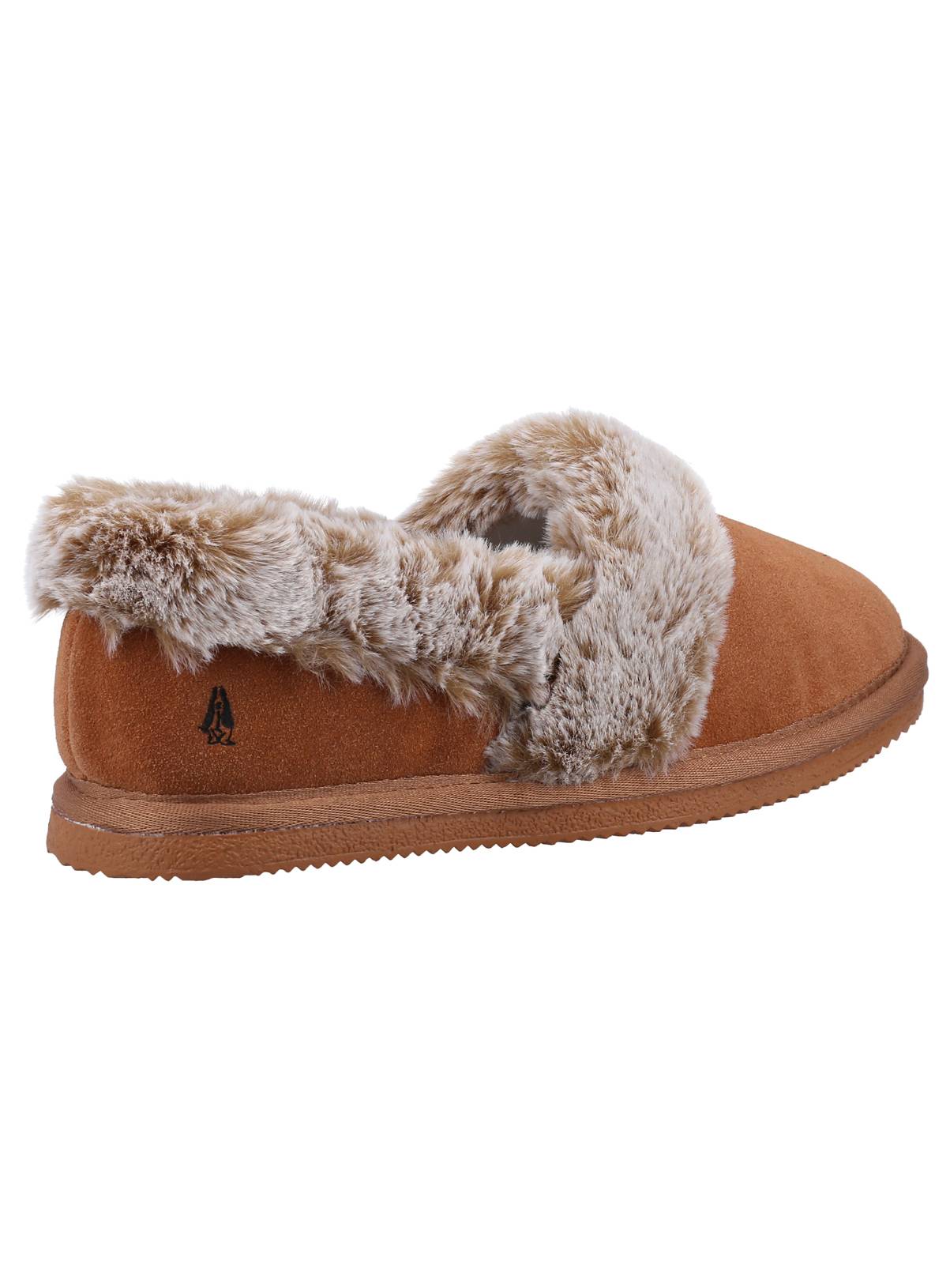 HUSH PUPPIES Ariel Suede Slippers Tan 3 - Image 2