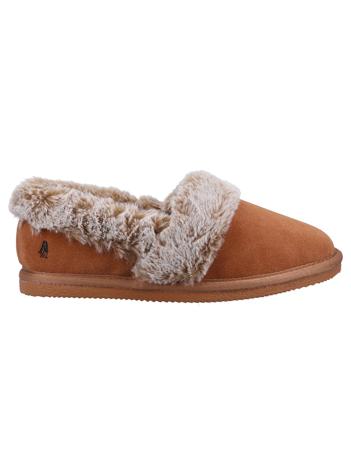 HUSH PUPPIES Ariel Suede Slippers Tan 3 - Image 4