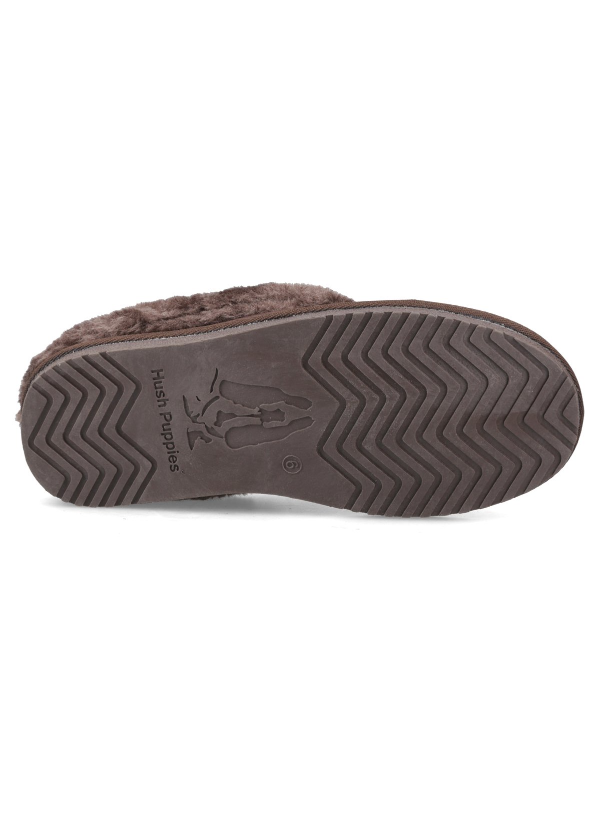 HUSH PUPPIES Amara Suede Slipper Chocolate 6 - Image 3 thumbnail