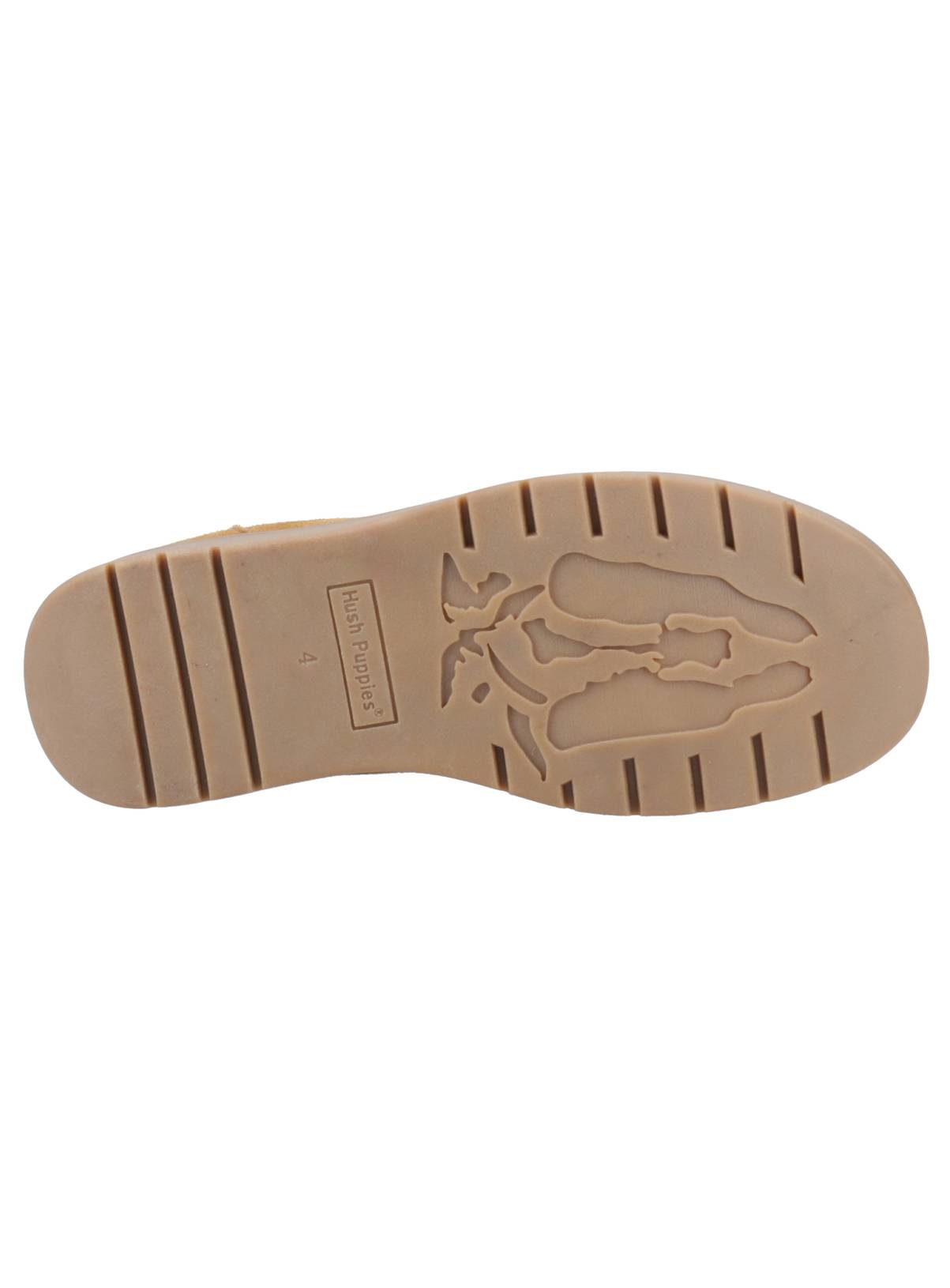 HUSH PUPPIES Water Resistant Suede Leonie Boots Tan 5 - Image 3
