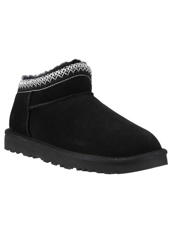 HUSH PUPPIES Sloane Bootie Slippers Black 7