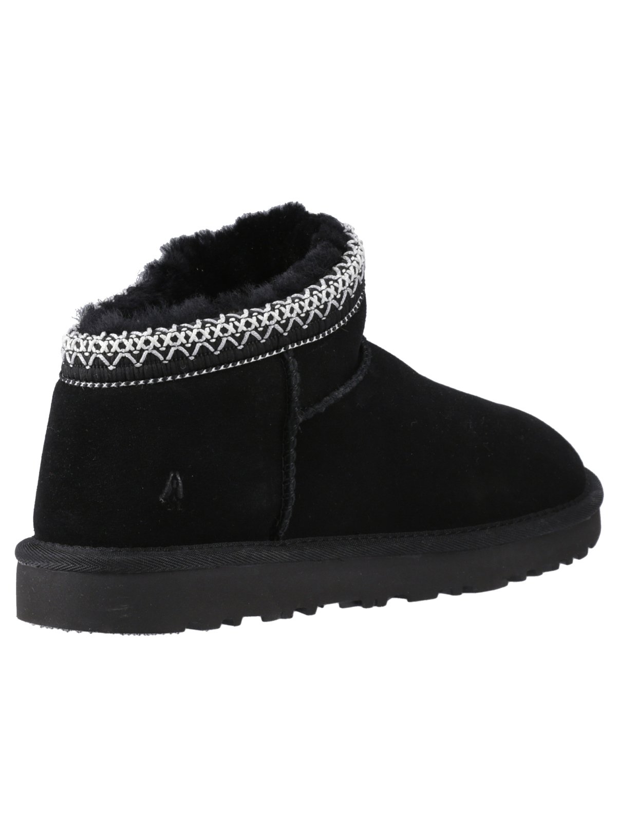 HUSH PUPPIES Sloane Suede Bootie Slippers Black 7 - Image 2 thumbnail