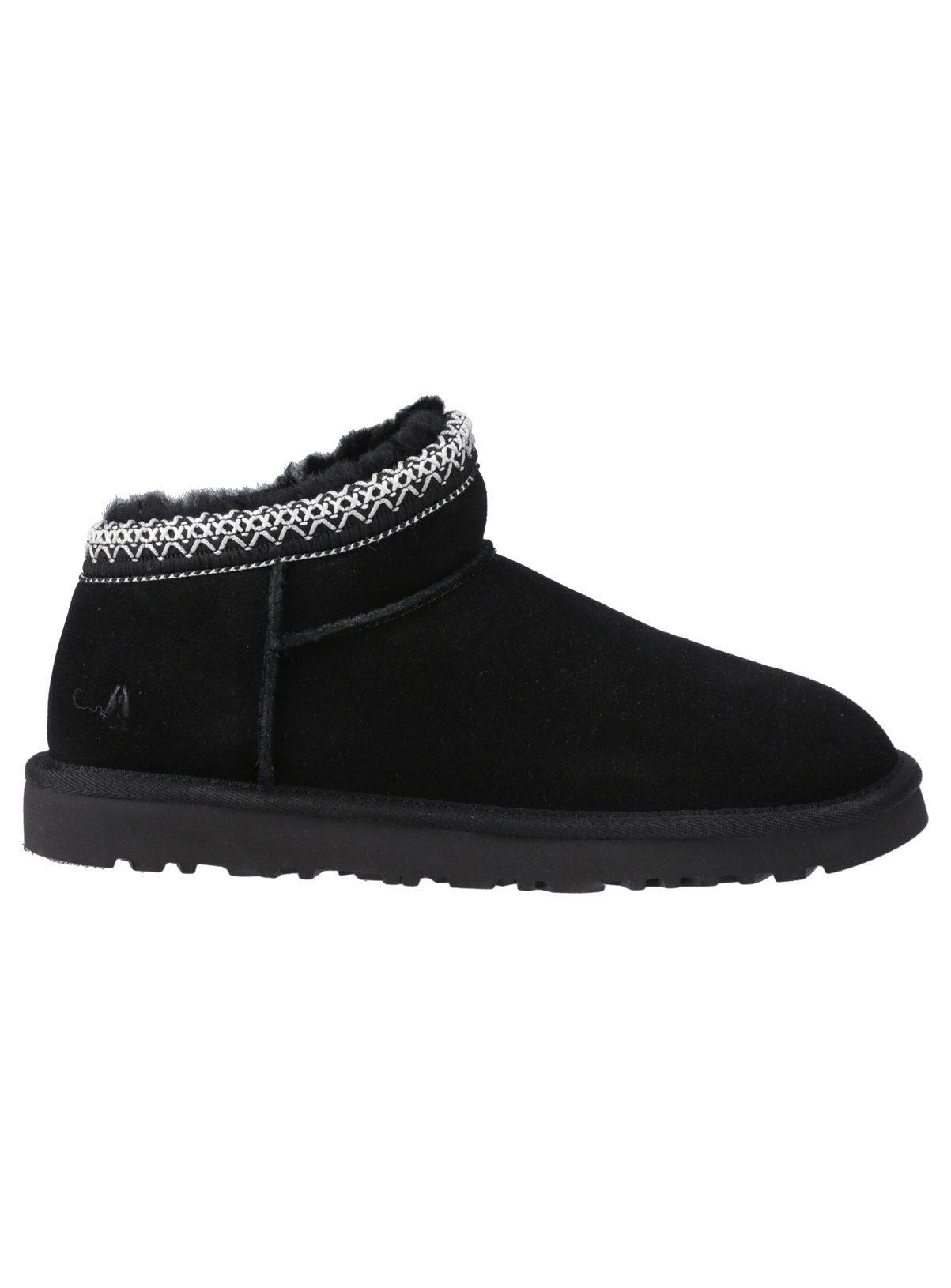 HUSH PUPPIES Sloane Suede Bootie Slippers Black 7 - Image 4 thumbnail