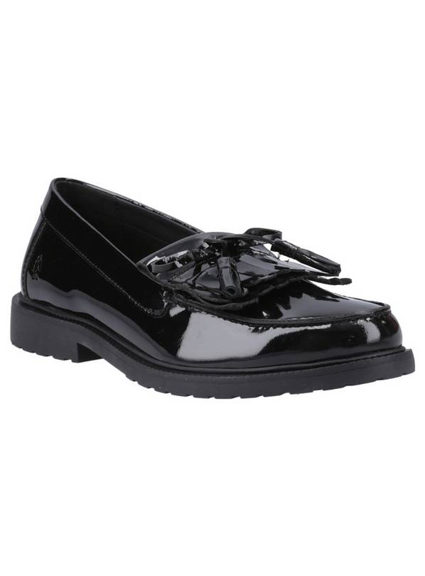 HUSH PUPPIES Verity Kiltie Patent Loafers 6