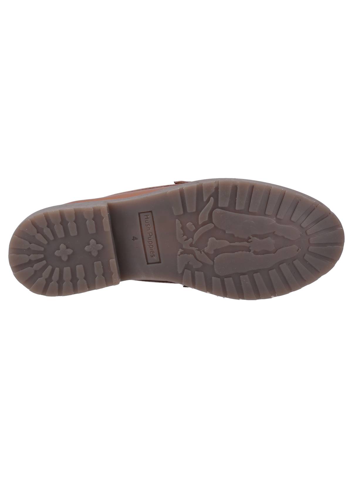 HUSH PUPPIES Verity Snaffle Leather Loafers Tan 4 - Image 3