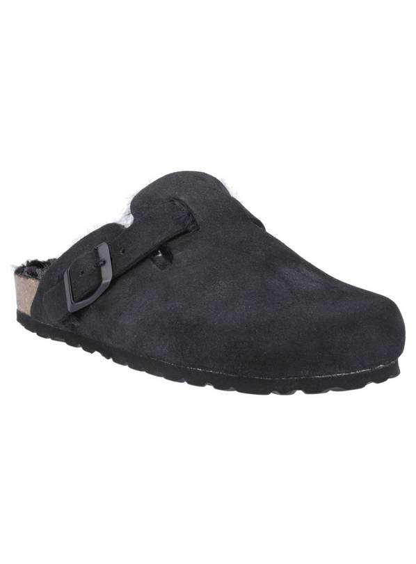 HUSH PUPPIES Jade Mule Slippers Black 3