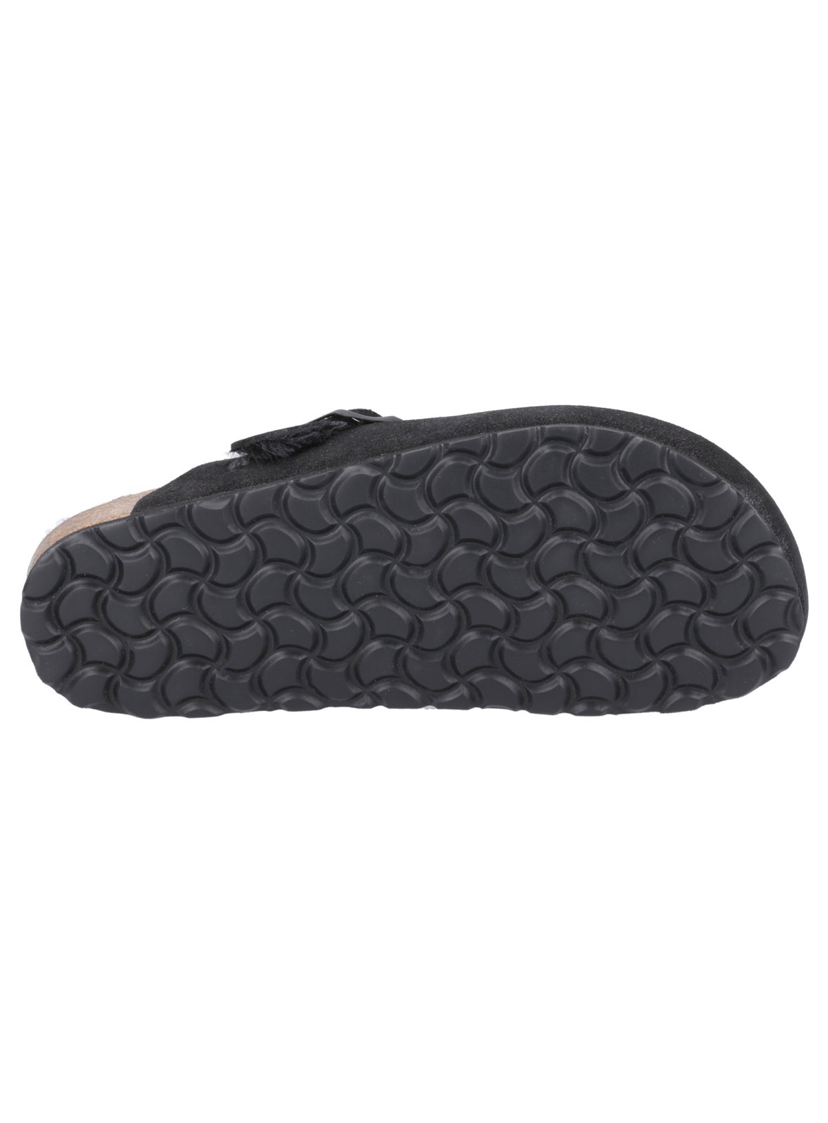 HUSH PUPPIES Jade Suede Mule Slippers Black 3 - Image 3 thumbnail