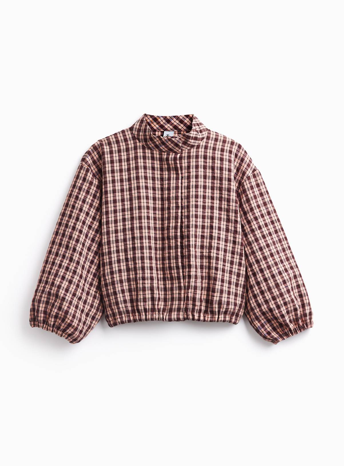 Pink Preppy Check Shacket  12 years - Image 1