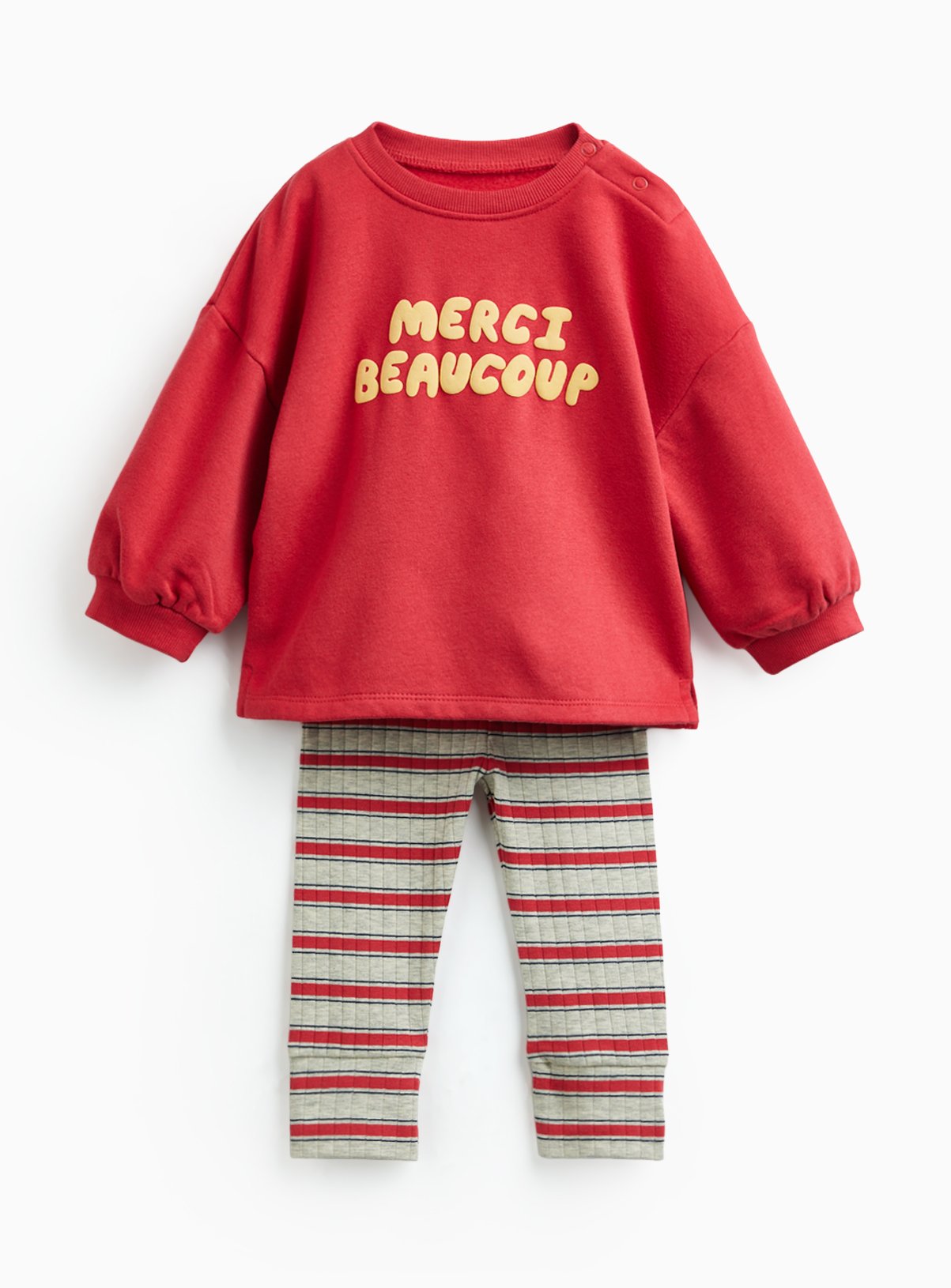 Red Merci Beaucoup Set 2-3 years - Image 1 thumbnail