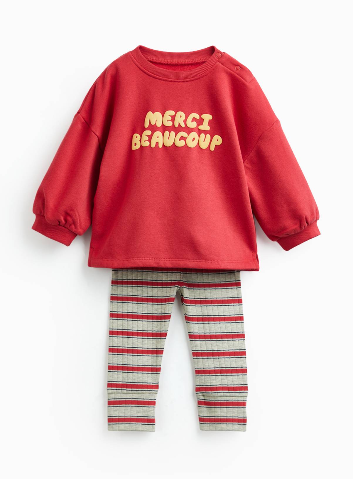 Red Merci Beaucoup Set 2-3 years - Image 1