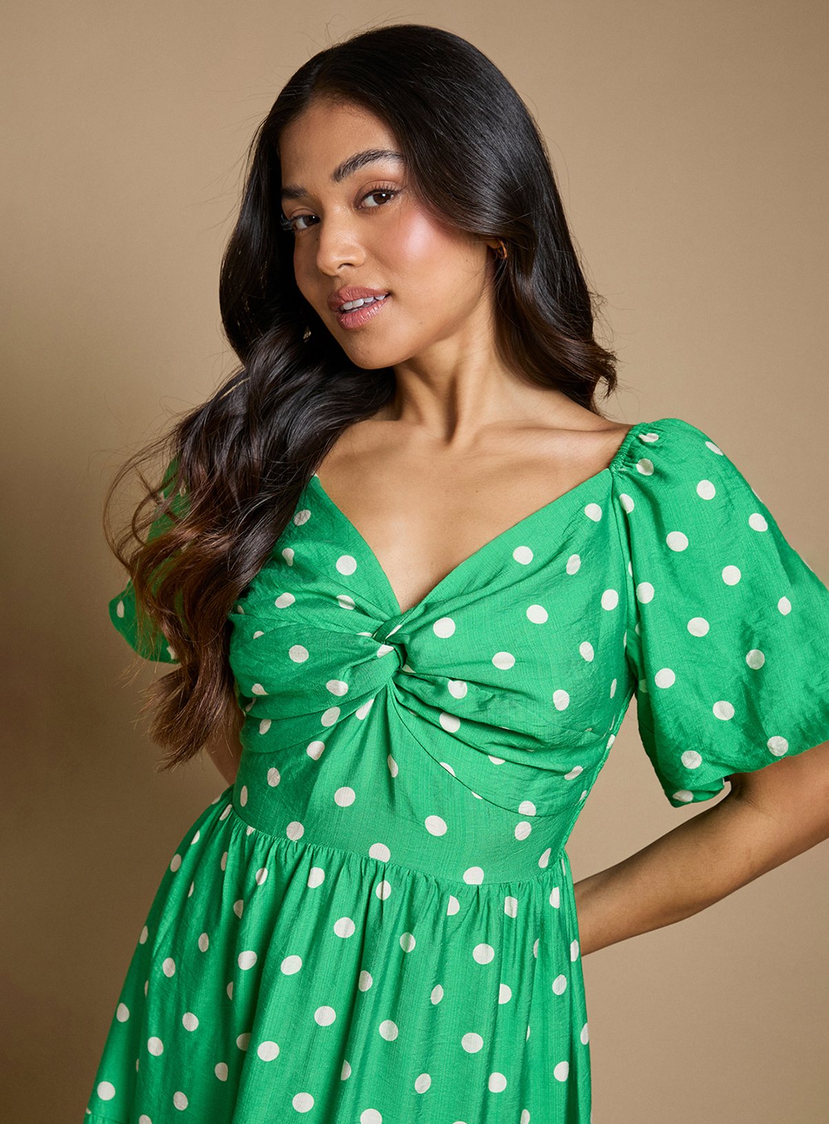 ジャケット・アウター Bibiy.DOROTHY PUFF DRESS Buy DOROTHY PERKINS Petite Spot Twist Front Puff Sleeve Midaxi