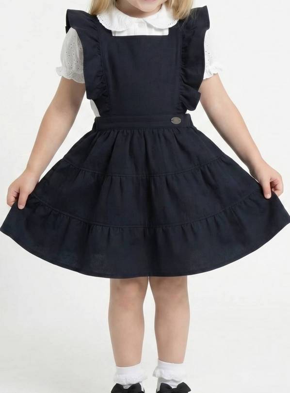 LELLI KELLY Bryony Pinafore Navy 6-7 years