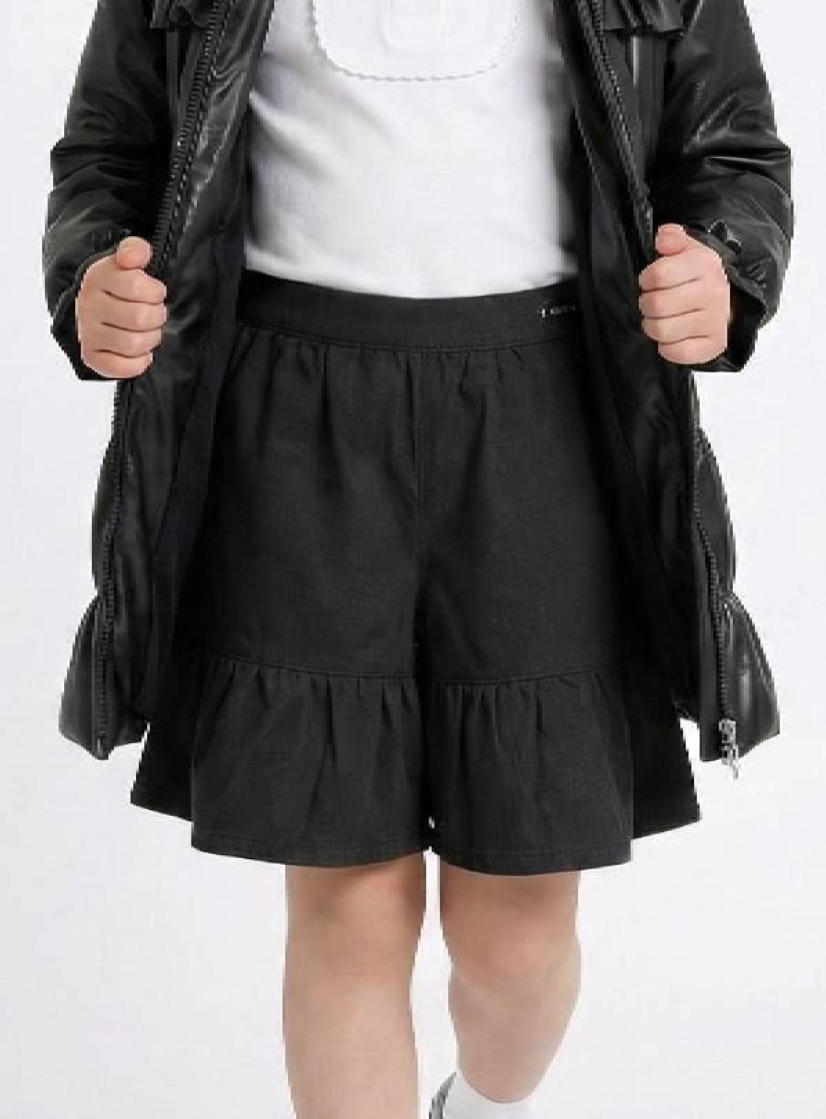 LELLI KELLY Bambi Bow Detail Flared Culotte Shorts Black 7-8 years - Image 3