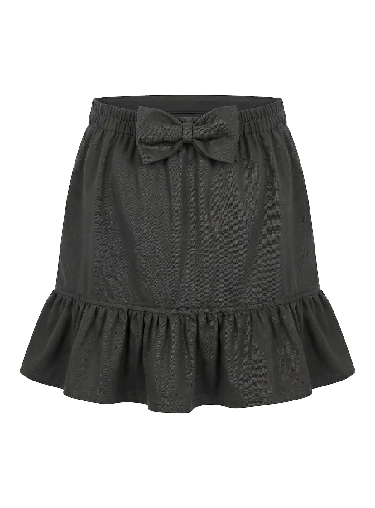 LELLI KELLY Betty Bow Detail Ruffle Skirt Grey 4-5 years - Image 4