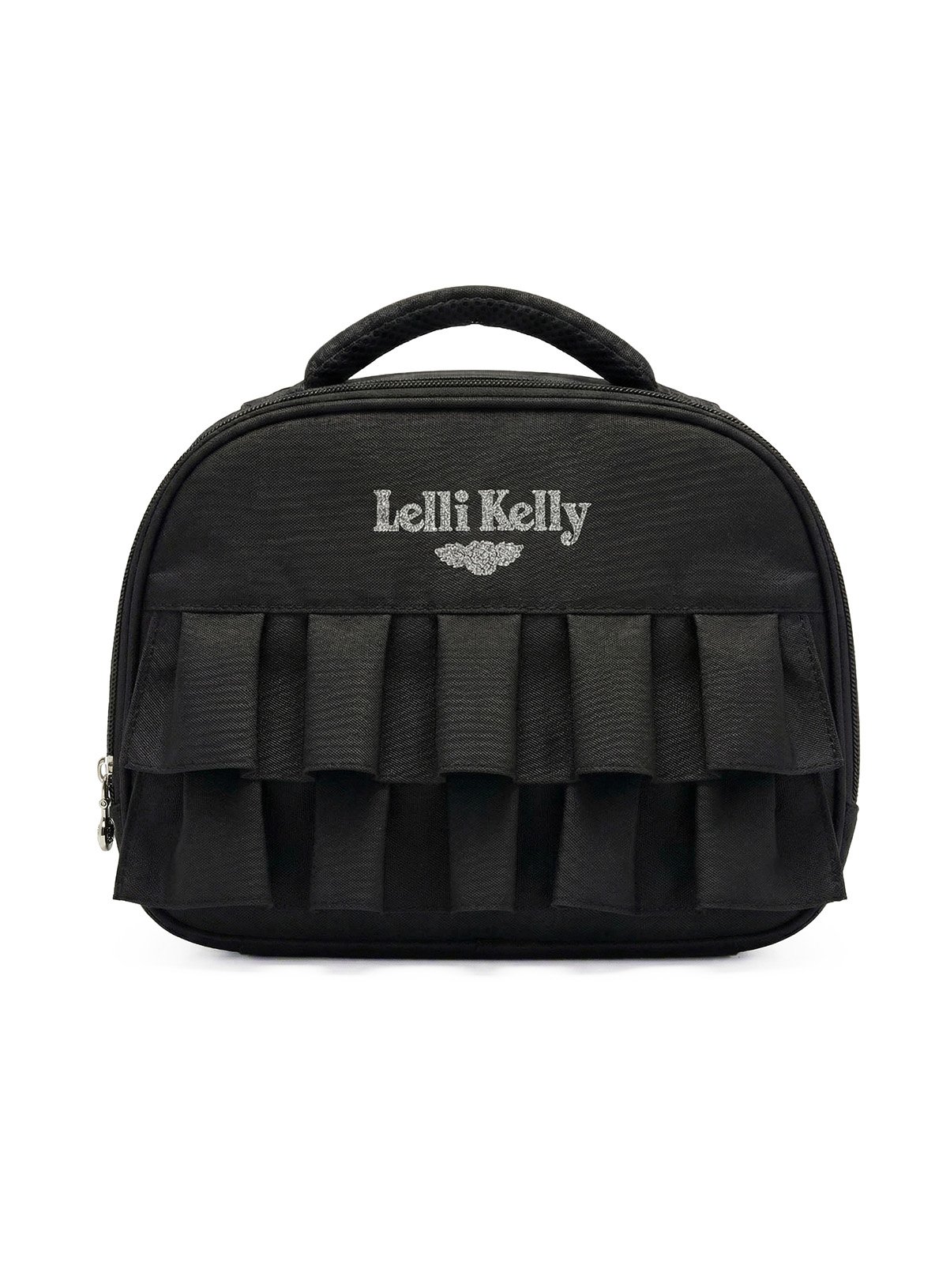 LELLI KELLY Billie Ruffle Lunch Bag Black One Size - Image 1 thumbnail