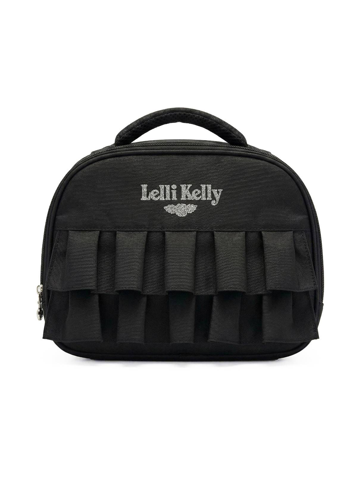 LELLI KELLY Billie Ruffle Lunch Bag Black One Size - Image 1