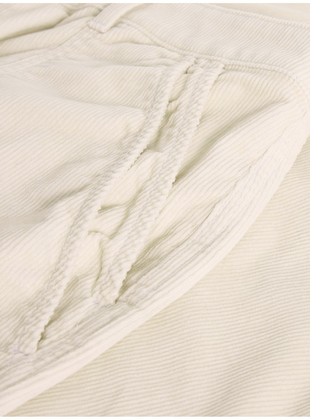 WHITE STUFF Twister Cord Trouser White 8 - Image 5 thumbnail