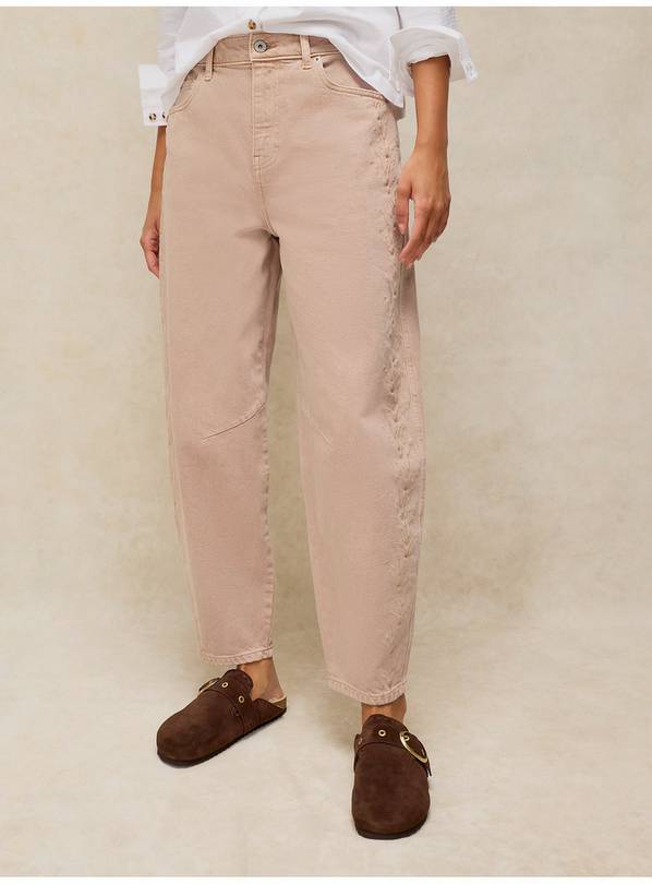 WHITE STUFF Aubrey Embroidered Barrel Jean 16