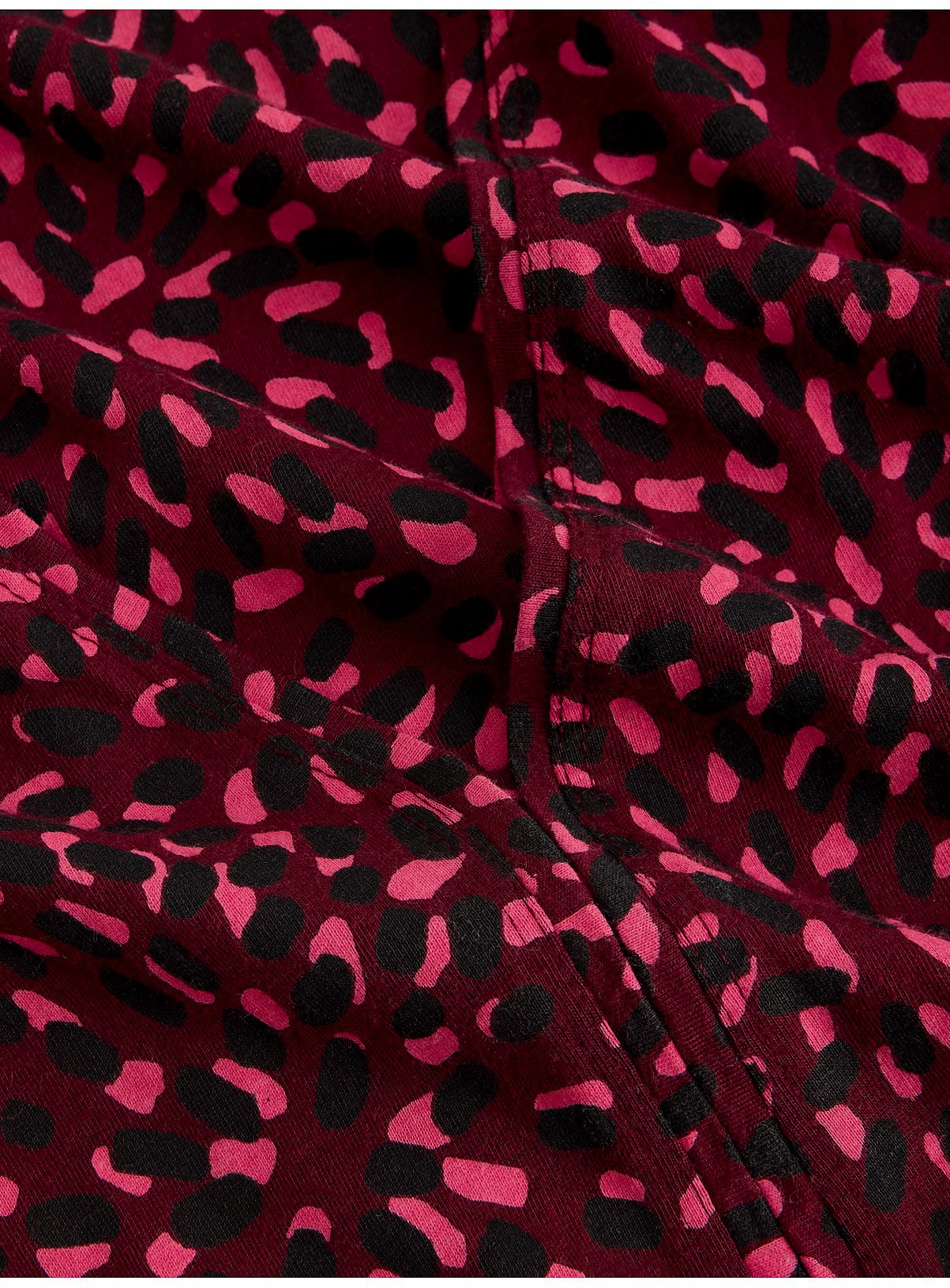 WHITE STUFF Megan Jersey Dress Pink Print 10R - Image 6 thumbnail