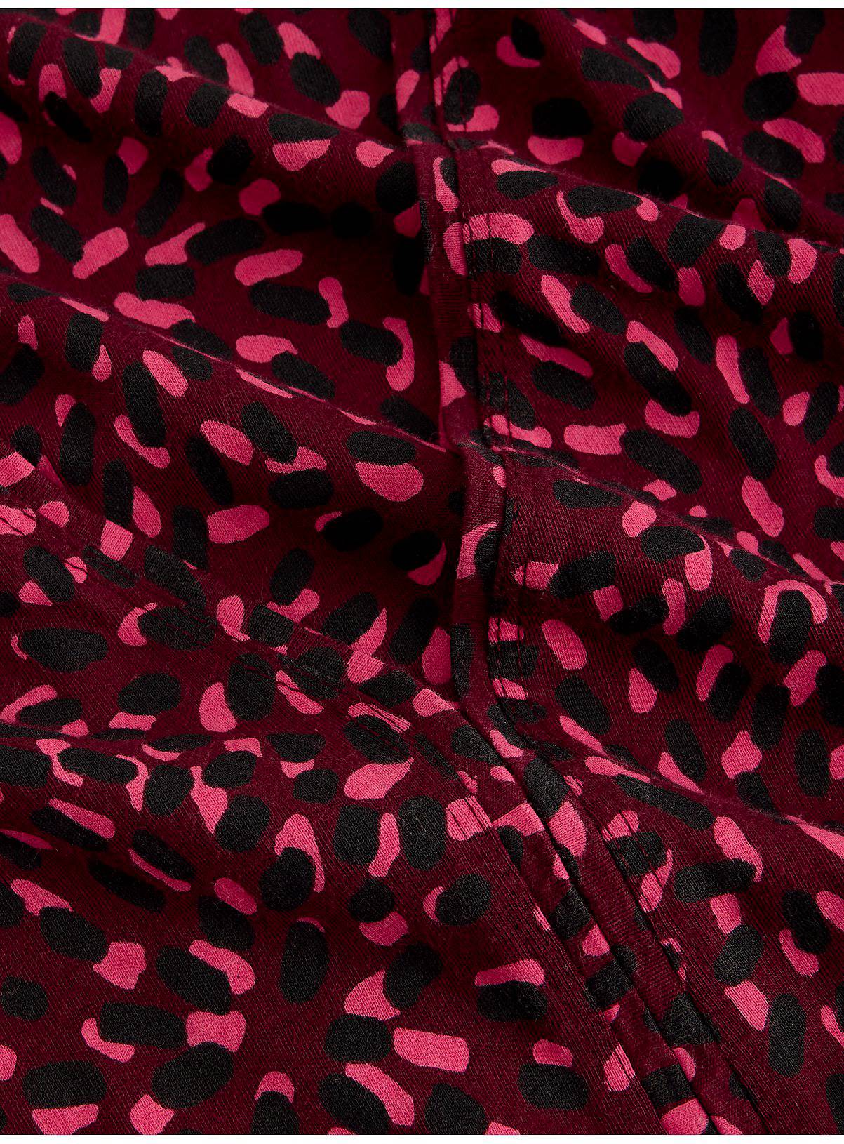 WHITE STUFF Megan Jersey Dress Pink Print 10R - Image 6