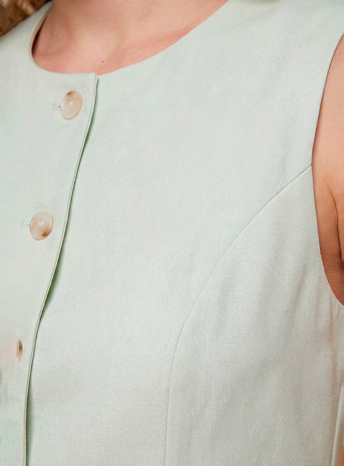 DOROTHY PERKINS Frill Pocket Detail Button Up Waistcoat 14 - Image 2