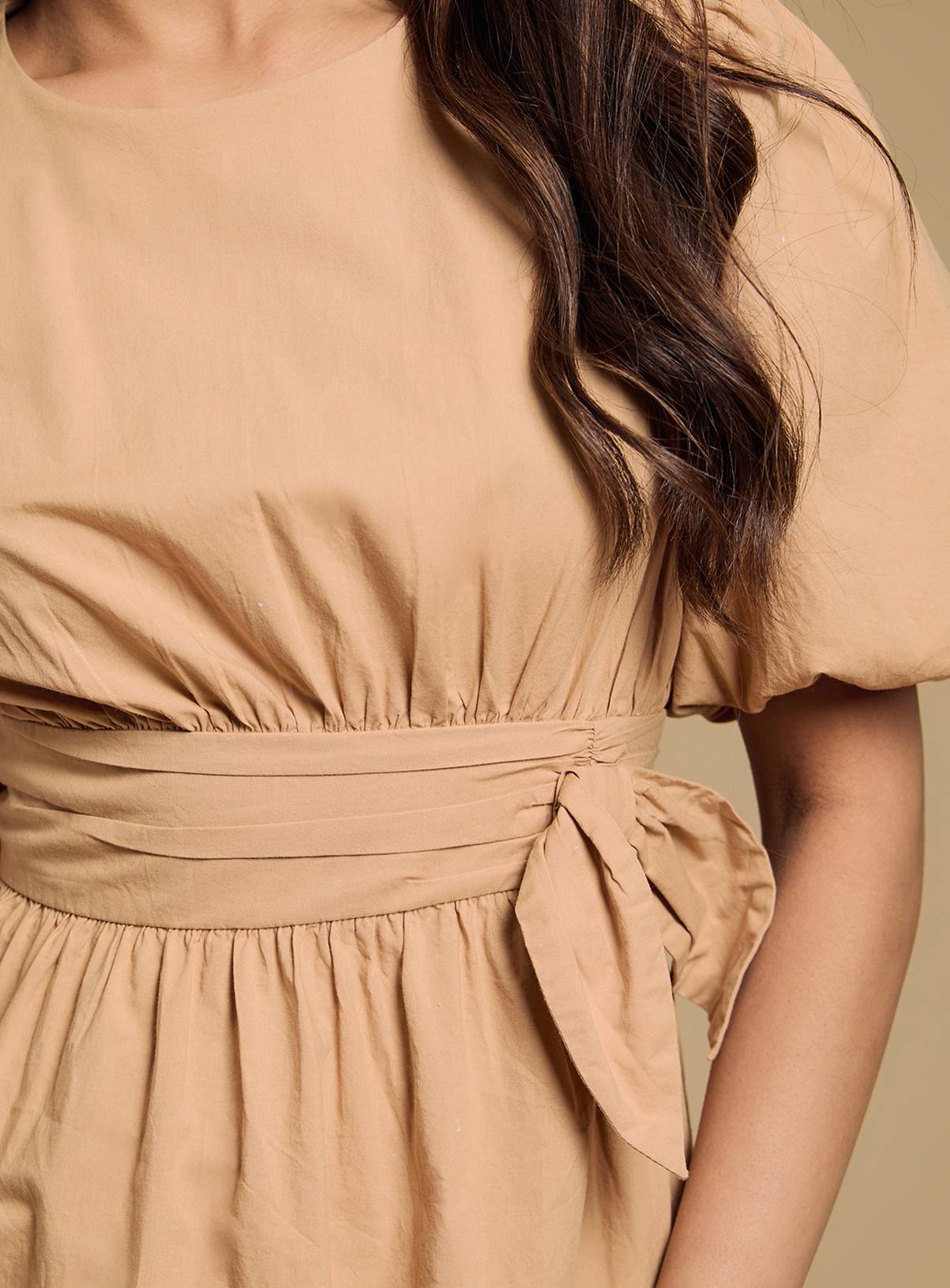 DOROTHY PERKINS Petite Bow Waist Detail Puff Sleeve Midaxi Dress 16 - Image 5