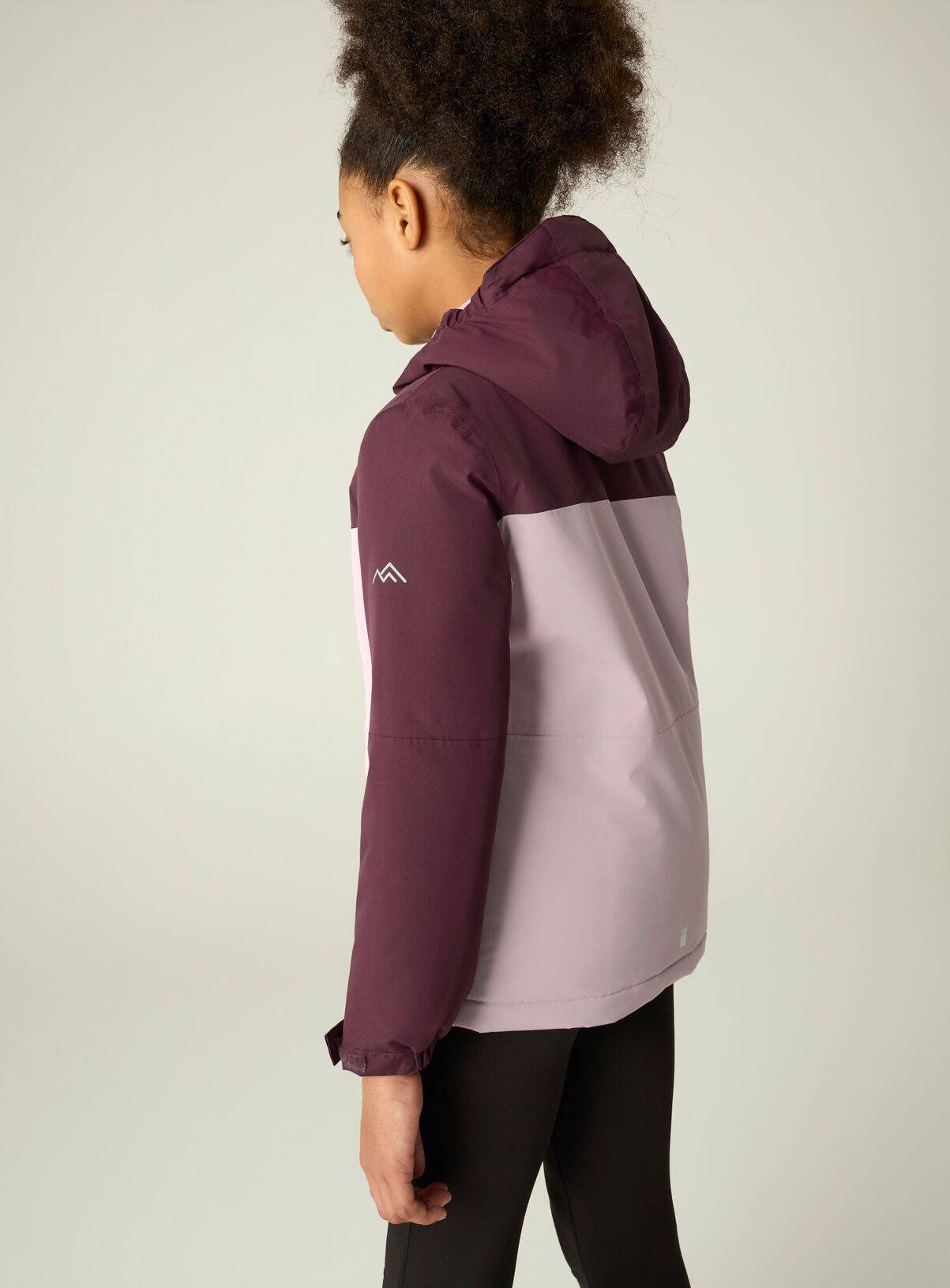REGATTA Beamz Unisex Waterproof Jacket With Sleeve Torch Lilac 13 years - Image 6