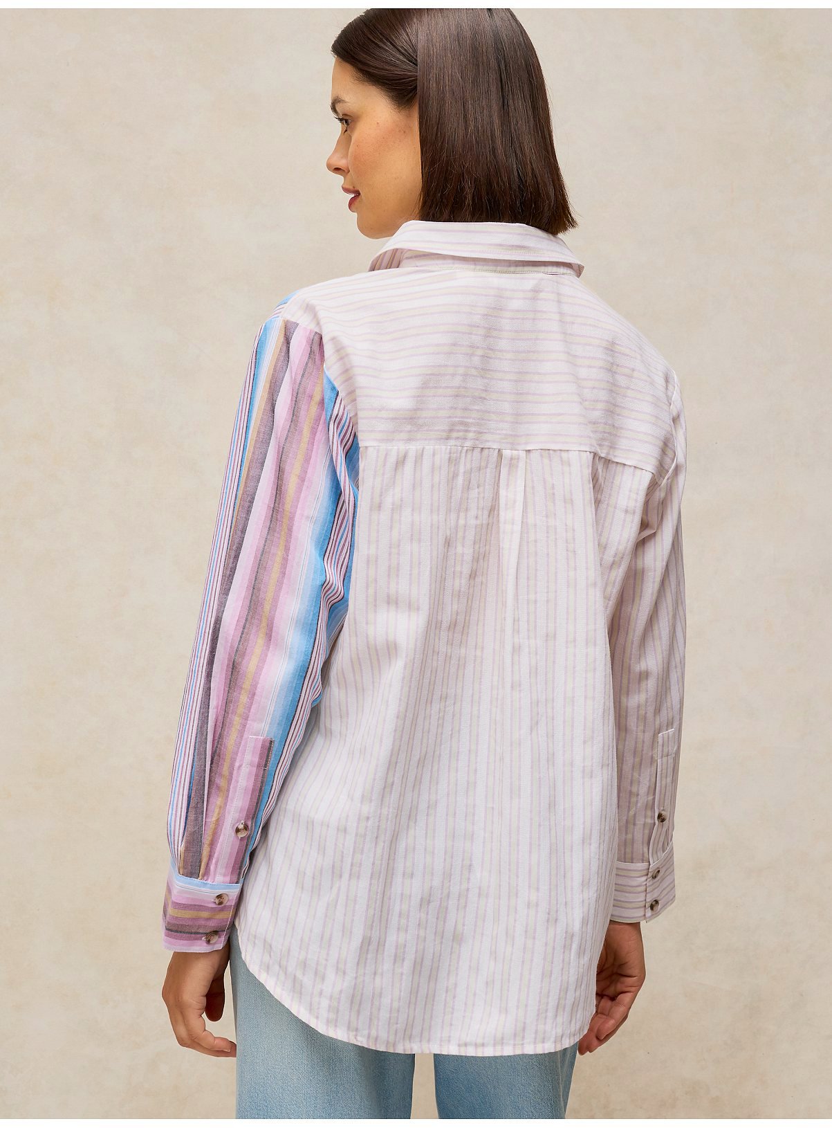 WHITE STUFF Saffie Mixed Stripe Shirt 12 - Image 2 thumbnail