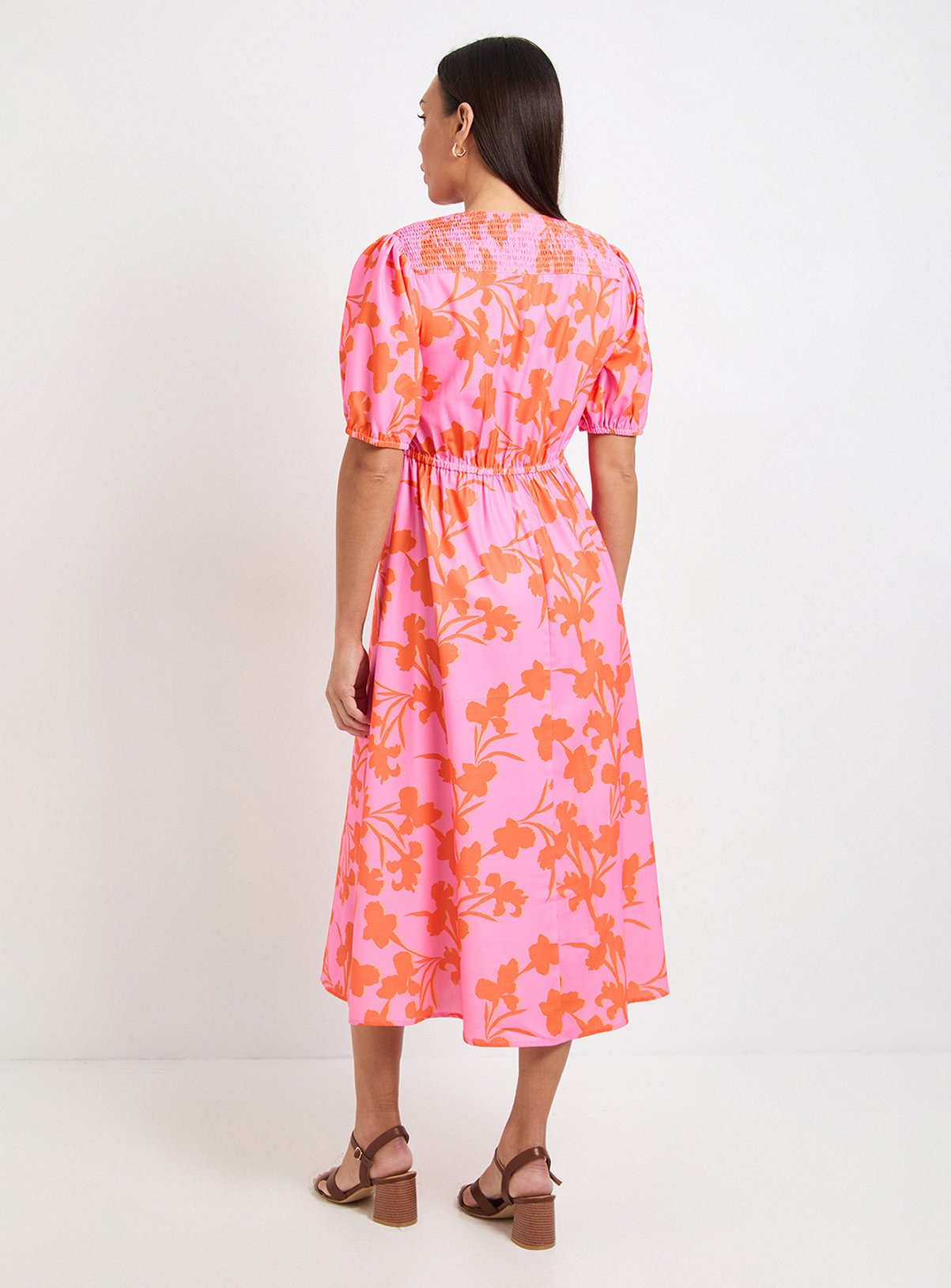 WALLIS Summer Floral Tea Dress 20 - Image 3 thumbnail