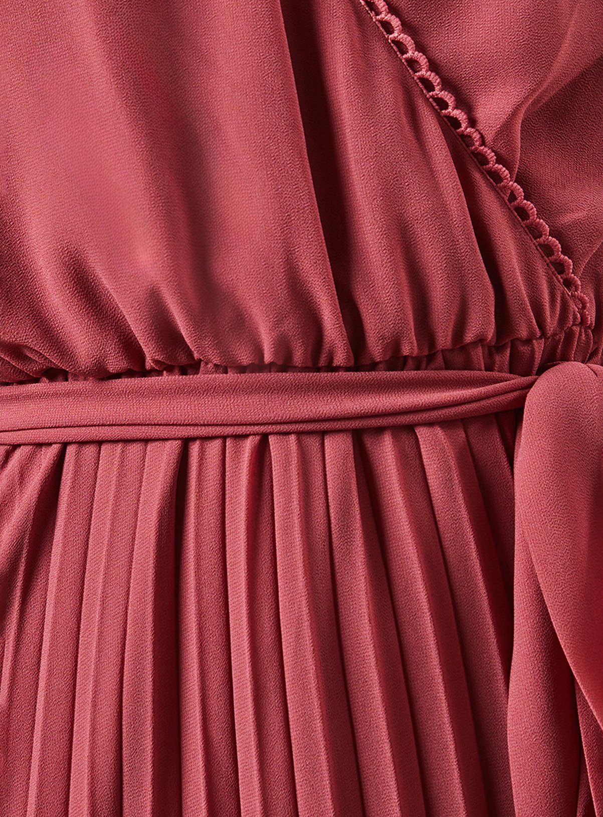 OASIS Petite Occasion Kimono Sleeve Pleated Midaxi Dress 14 - Image 5 thumbnail