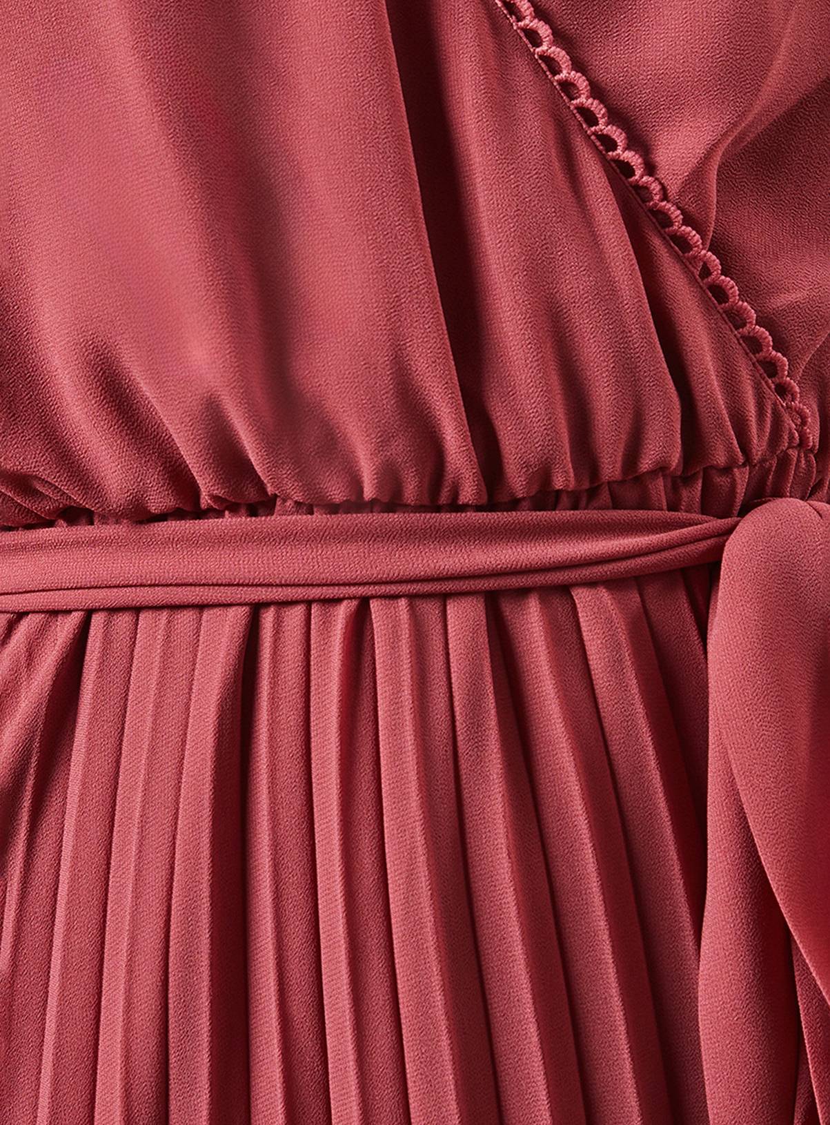 OASIS Petite Occasion Kimono Sleeve Pleated Midaxi Dress 14 - Image 5
