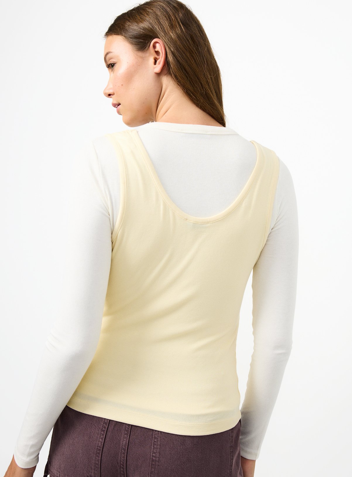 Yellow 2 in 1 Long Sleeve Top 10 - Image 6 thumbnail