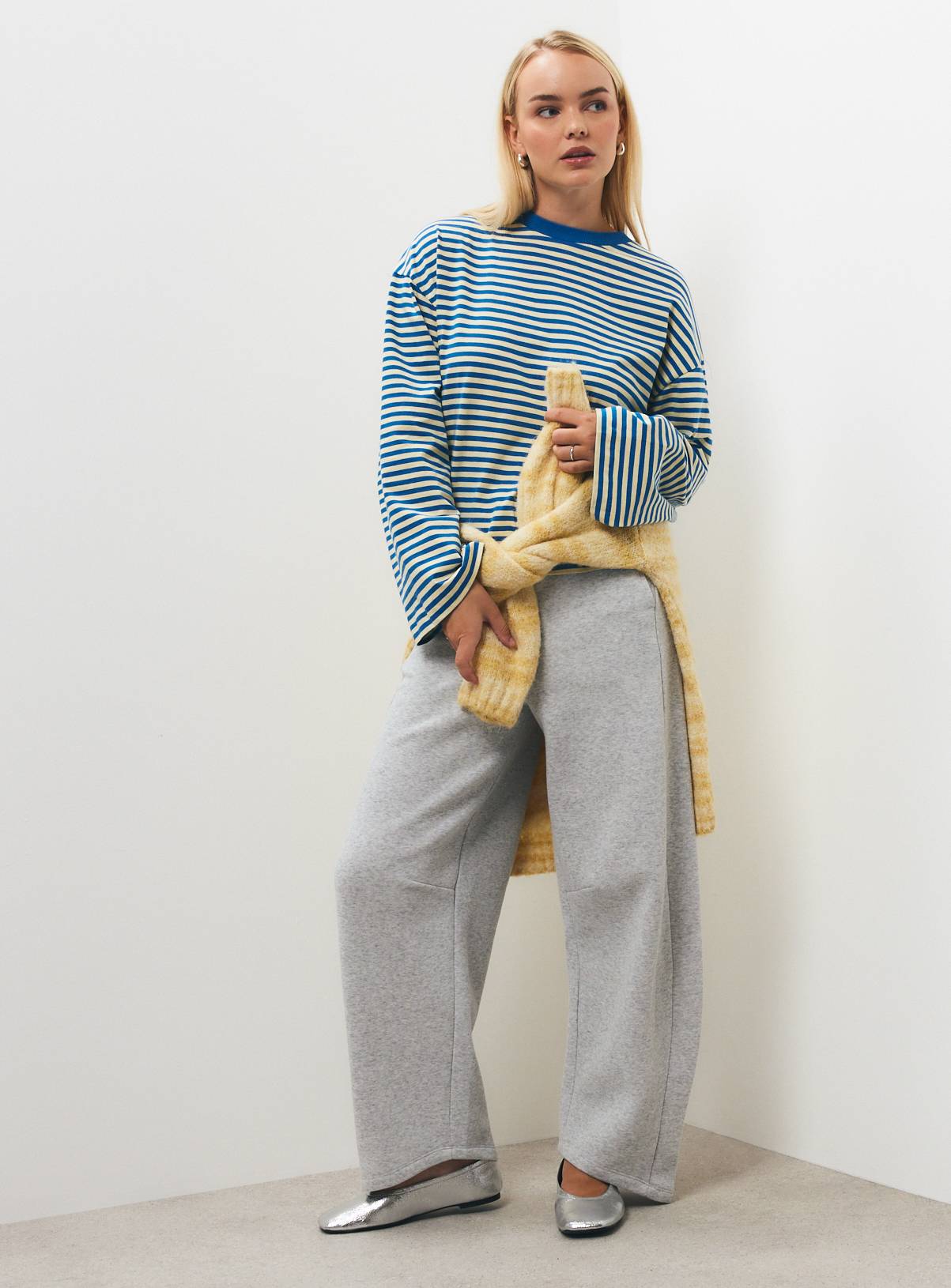 Blue Stripe Boxy Fit Top XL - Image 2